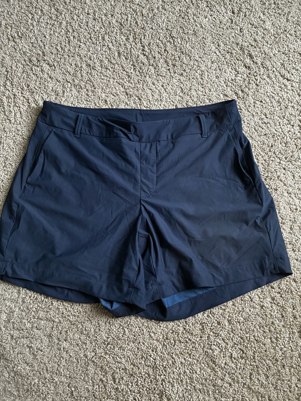 SPANX Women's Navy High-Waist Active Shorts